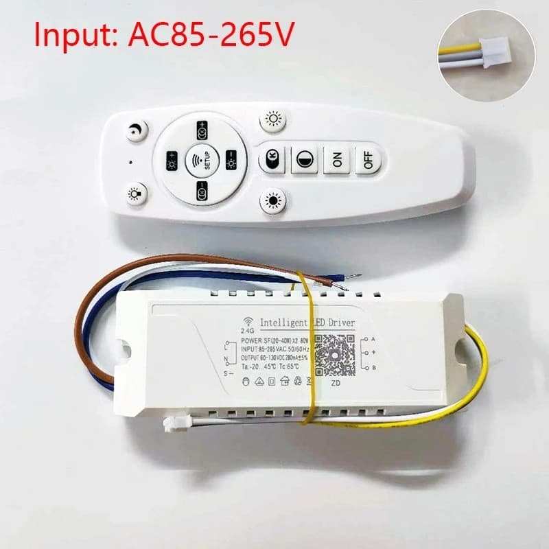 Entrada De Energia AC110 Ou 220V Controle Por Aplicativo LED driver De Isolamento 2.4G Transformador Inteligente Remoto
