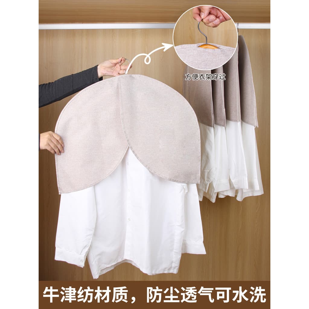 Roupas respiráveis Anti-poeira capa busto Oxford roupas giratórias casa à prova de cinza meia seção conjunto roupas domé