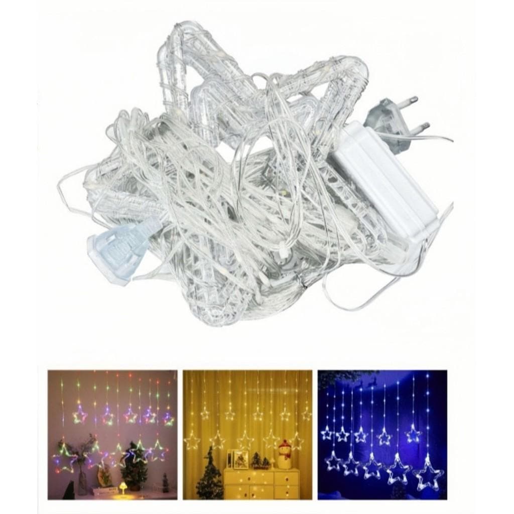 Pisca Pisca De Cortina 100leds 3m Prova Da  Agua C/macho femea