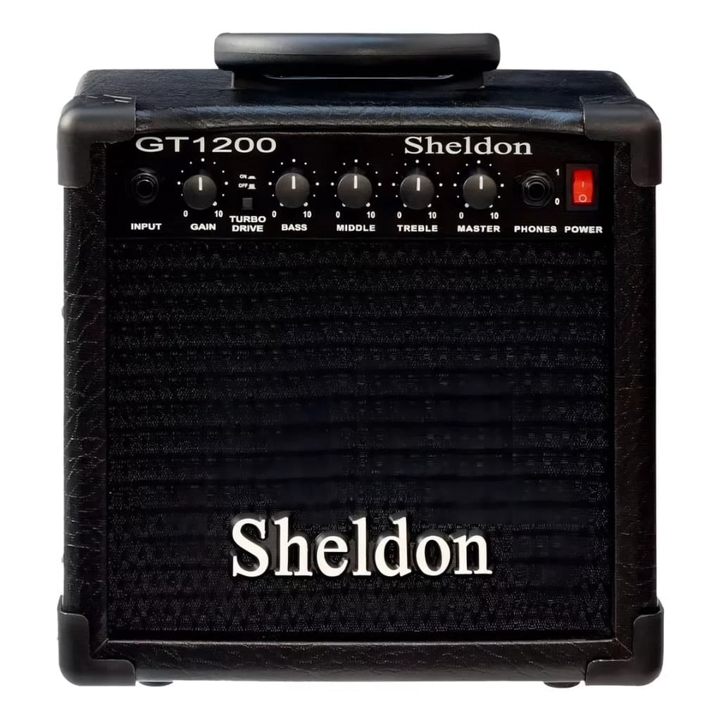 Amplificador para guitarra Sheldon GT1200 15w Preto