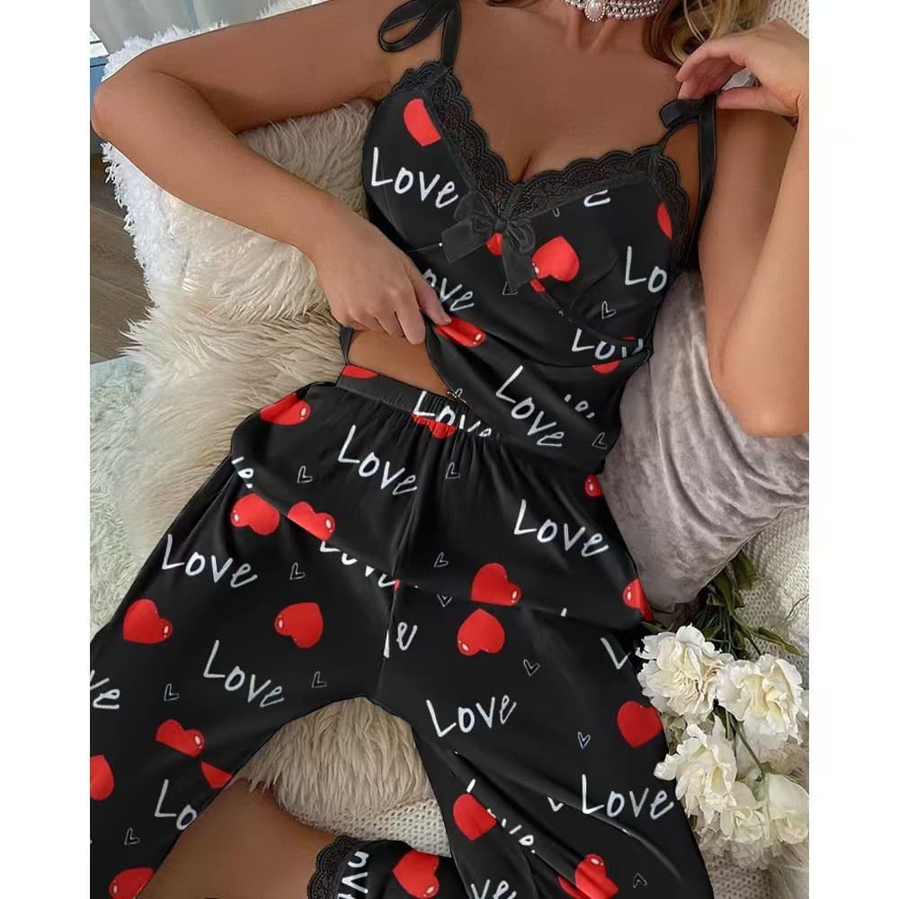 Cross-Border novo estilo feminino estilingue pijamas Casual confortável exterior Wearable Homewear terno A115