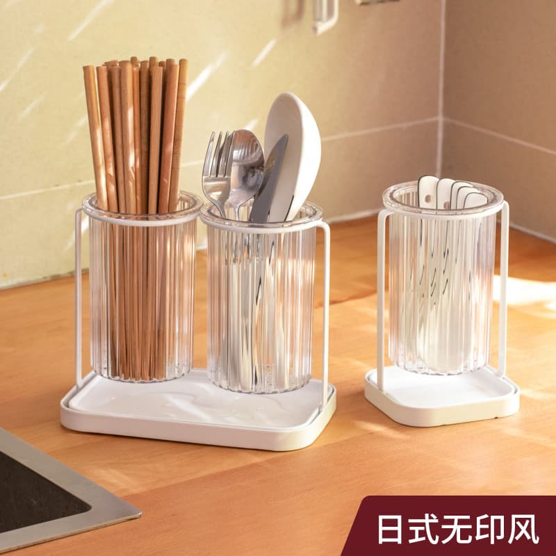 Suporte para pauzinhos estilo japonês, dreno doméstico, transparente, simples, simples, gaiola para pauzinhos, cozinha,