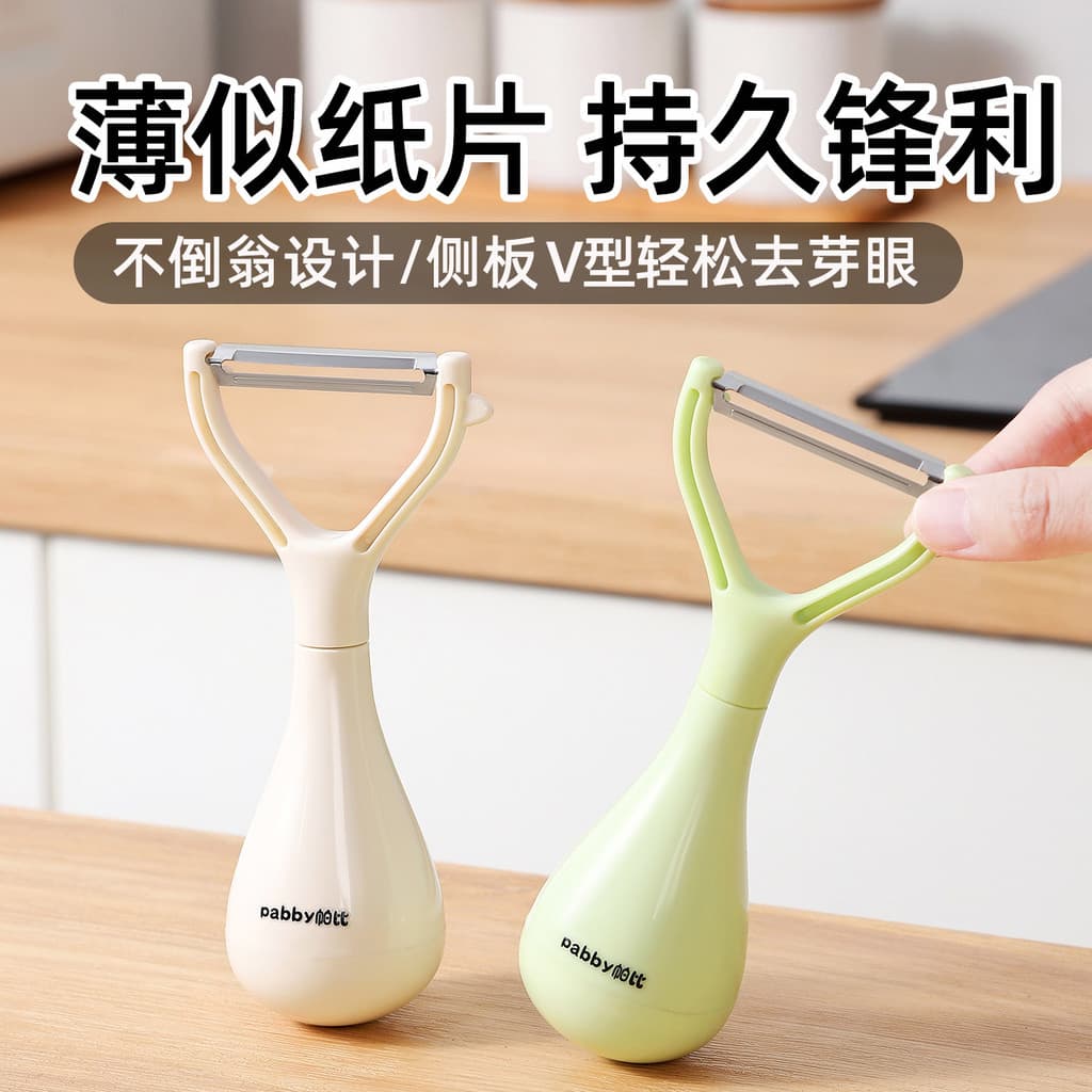 Copo faca de descascamento de frutas doméstico melão frutas peeling faca multifuncional batata peeling plaina maçã peeli