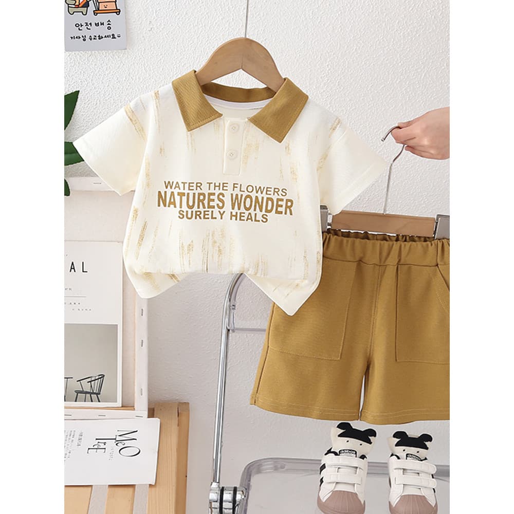 Meninos roupas de verão moda Shorts de manga curta terno moda bebê roupas de verão infantil roupas de duas peças terno n
