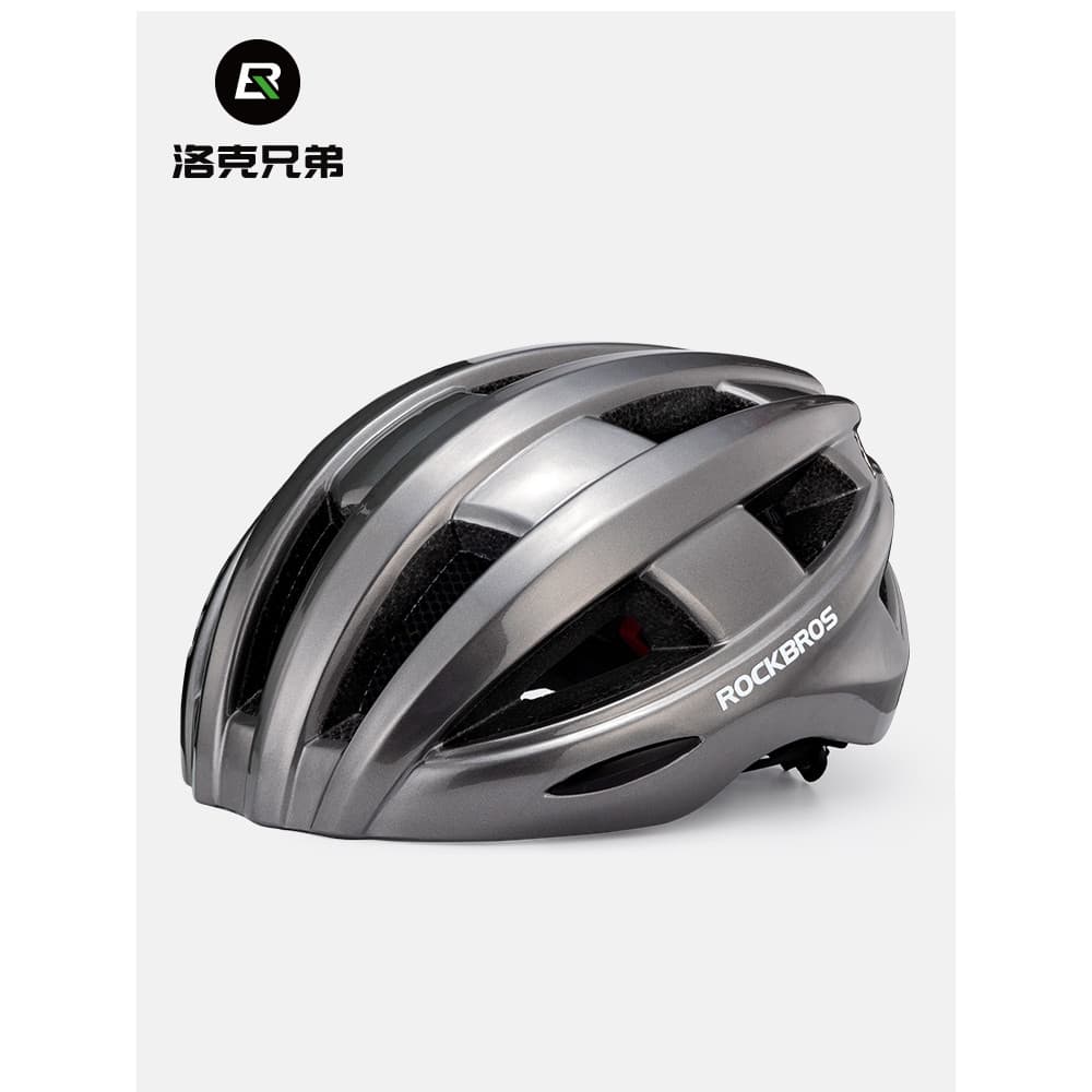 Rock Brothers Capacete de bicicleta com luz traseira Luminosa Mountain Road Bike Capacete Homens Mulheres Capacete Equip