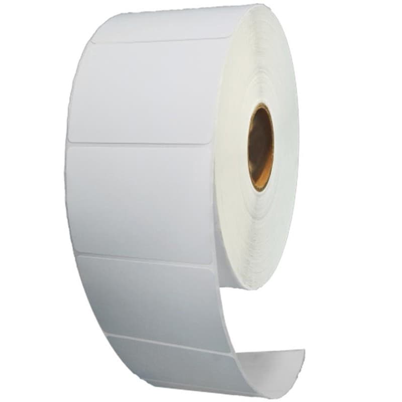 Venda Quente Papel de etiqueta verde e branco 60X40 papel de código de barras Horizontal TSC244 BTP2100E L42 2300E 6300