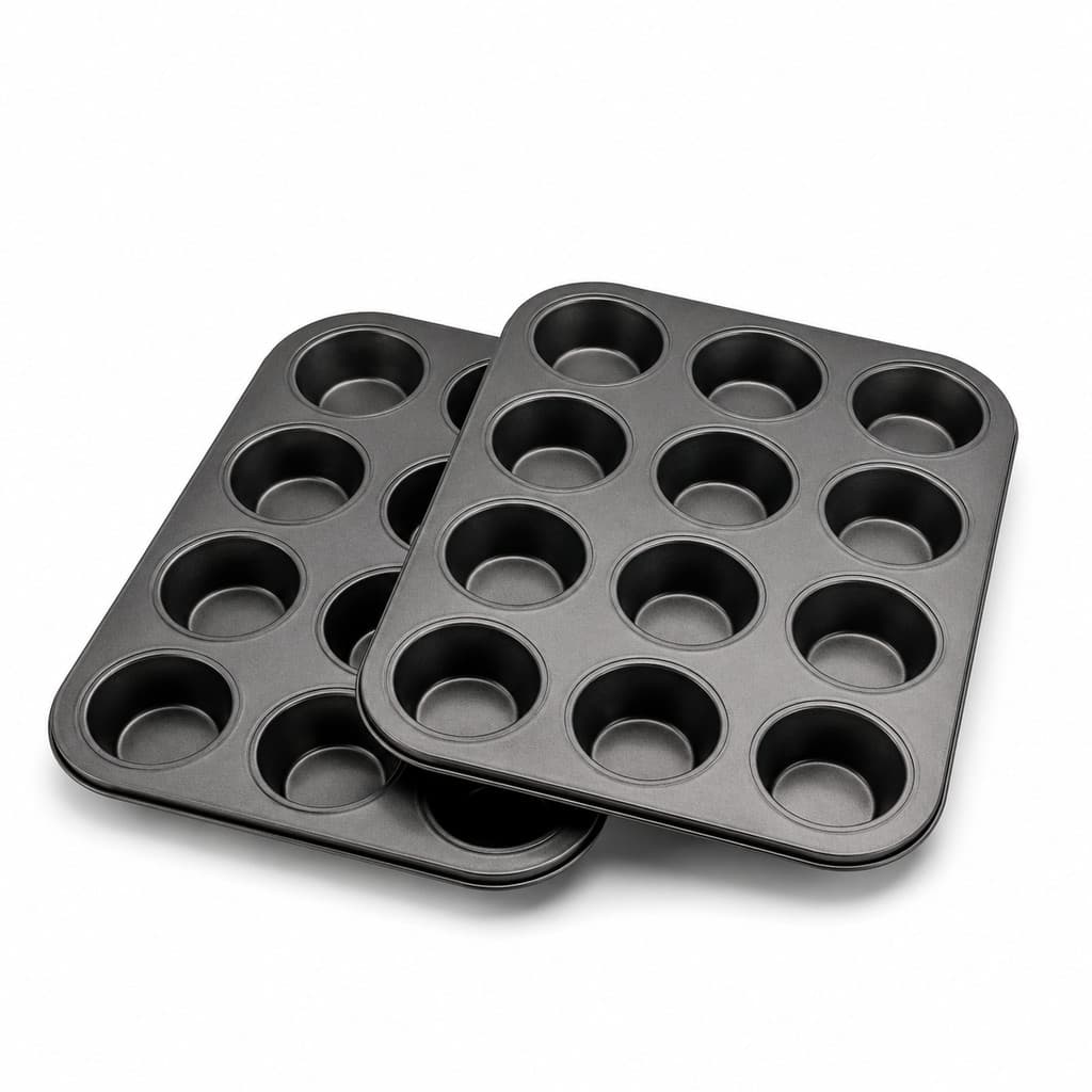 Kit 2 Formas Para Cupcake 24UN  Muffin Pão De Queijo Bolinho Assadeira forma para bolinho doces forma profissional