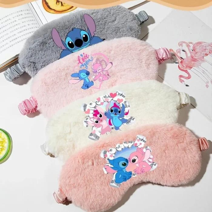 Stitch Disney Sono Máscara De Olho Viagem Nap Relaxamento Crianças Adulto Pelúcia Bonito Confortável Presente Aniversári