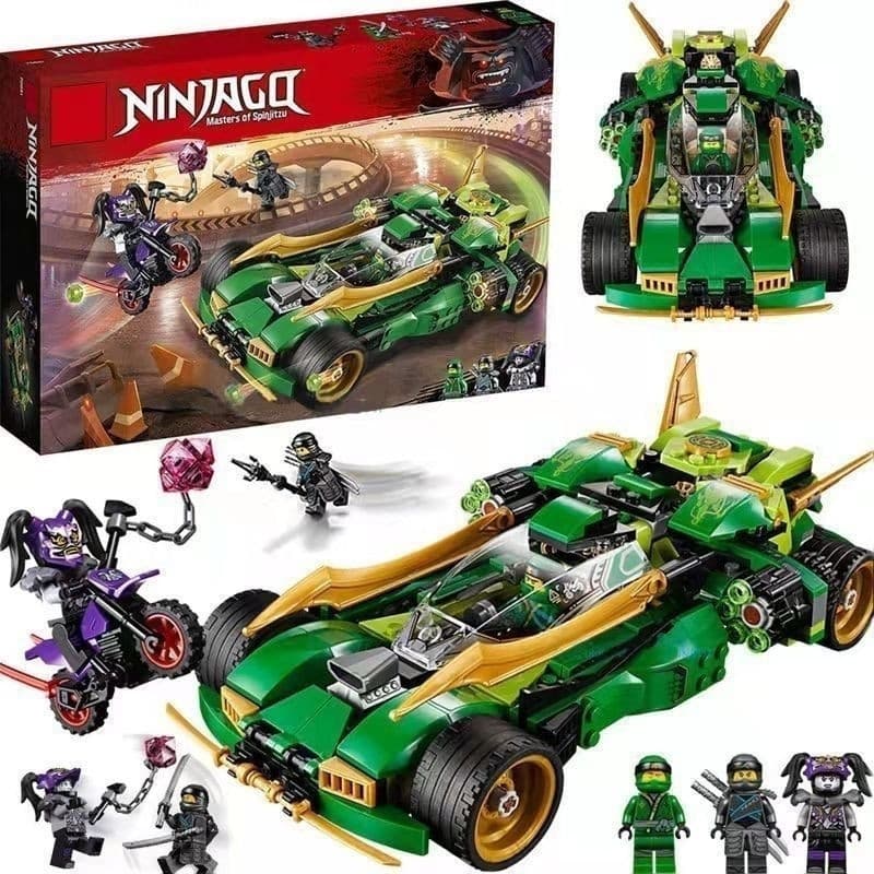 Blocos de construção Lego compatíveis Phantom Ninja Lloyd Night Walking Chariot Meninos Meninas Brinquedo Presentes