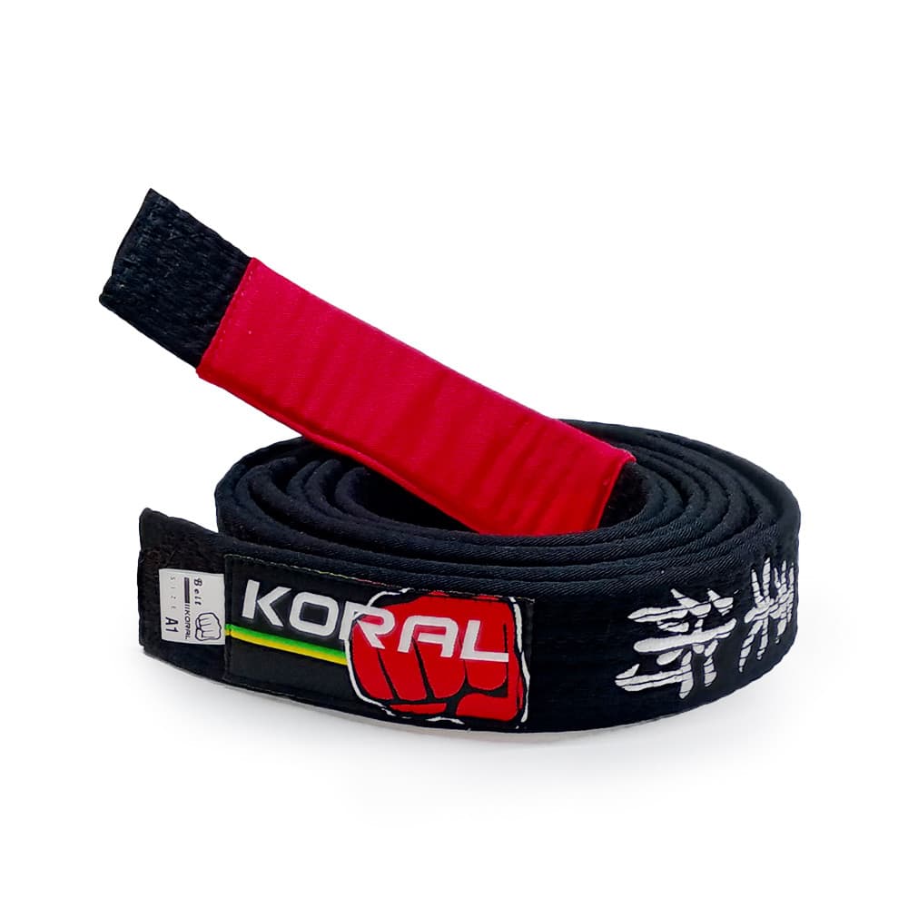 Faixa Jiu-Jitsu Preta Adulto Koral