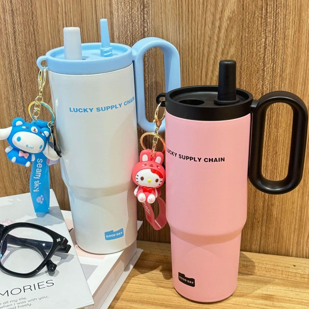 Novo estilo de verão copo de água fria 316 copo térmico de aço inoxidável feminino copo de café doméstico ao ar livre ca