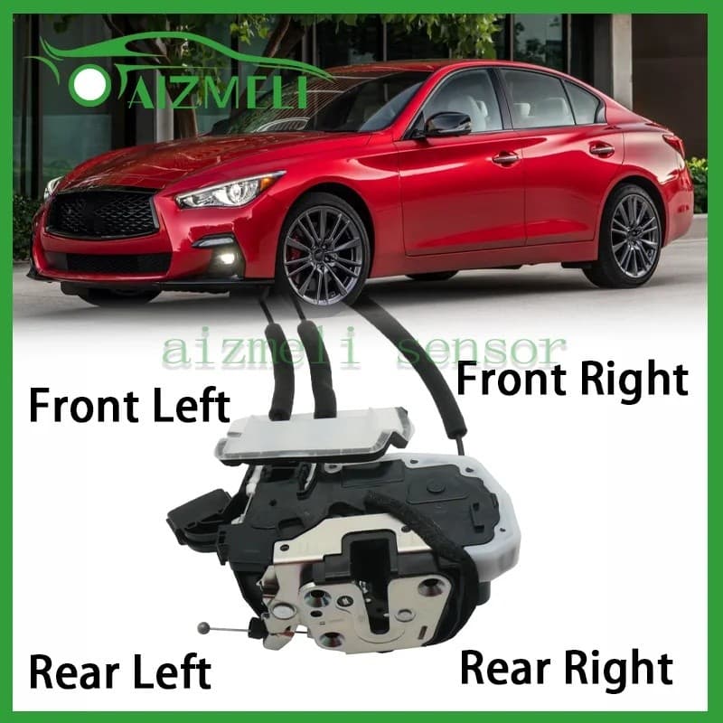 HZY Atuadores De Fechadura Dianteira Traseira Esquerda Direita 80500-4HB0A 80501 Para Infiniti Q50 2014 ~ 2020 2.0L L4 C
