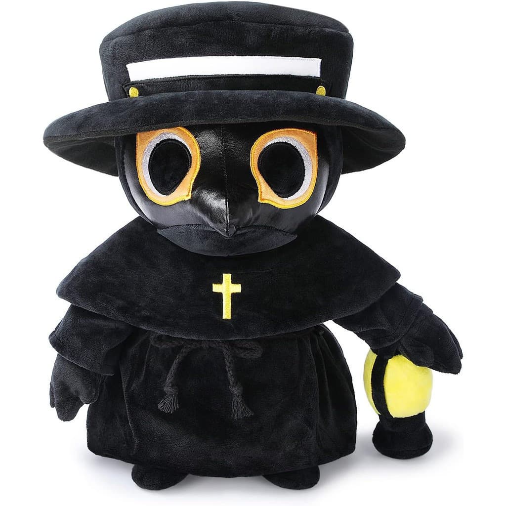Brinquedo De Pelúcia Plague Doctor , Travesseiro Fofo E Pesado , Decoração De Almofada Macia Fofa De Halloween , Present