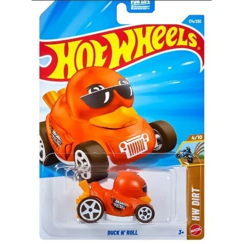 CARRINHO HOT WHEELS DUCK N ROLL 174/250 LACRADO