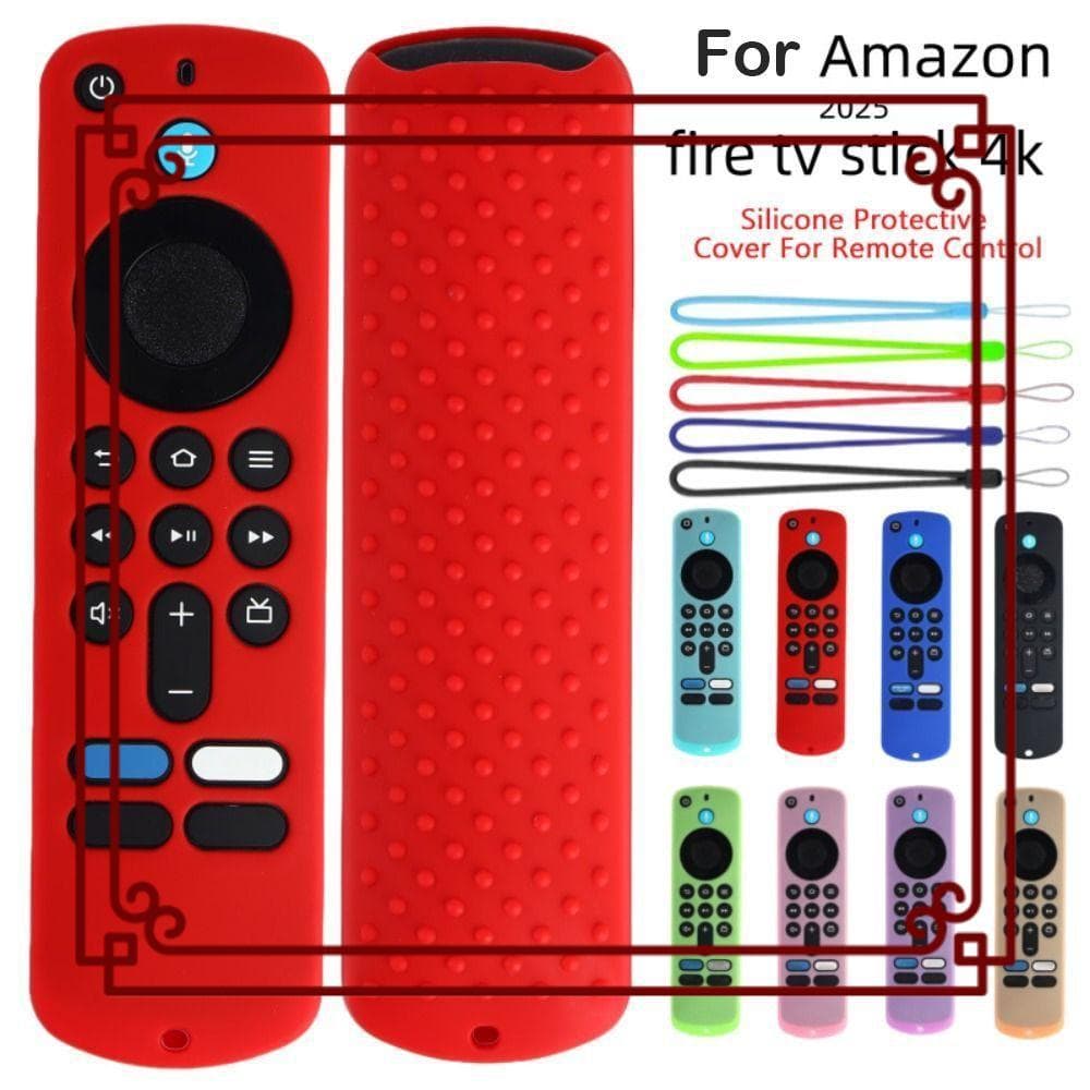 Capa Protetora De Silicone Para Controle Remoto À Prova De Choque , 2025 Fire TV Stick 4K/HD