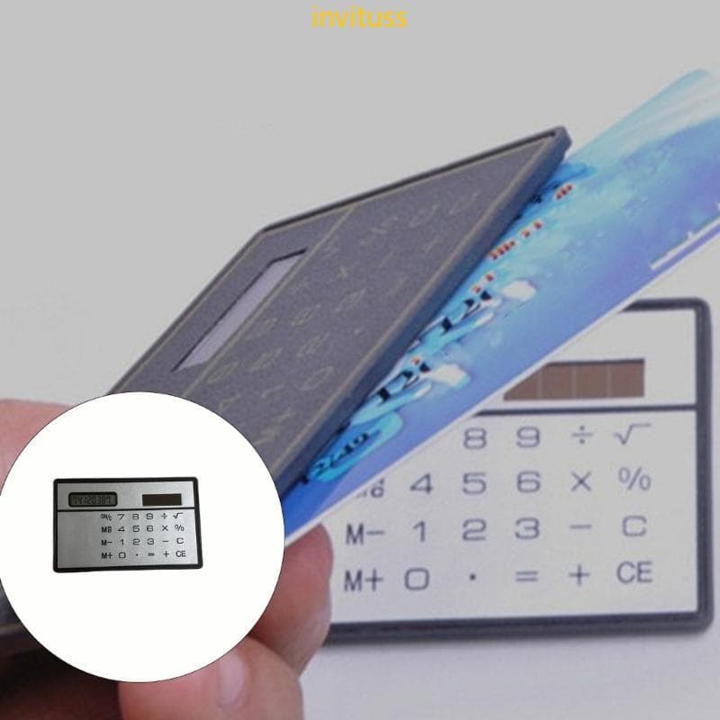 Calculadora Solar De Energia Dupla Inv Calculadoras Portáteis Finas Para Profissionais Financeiros