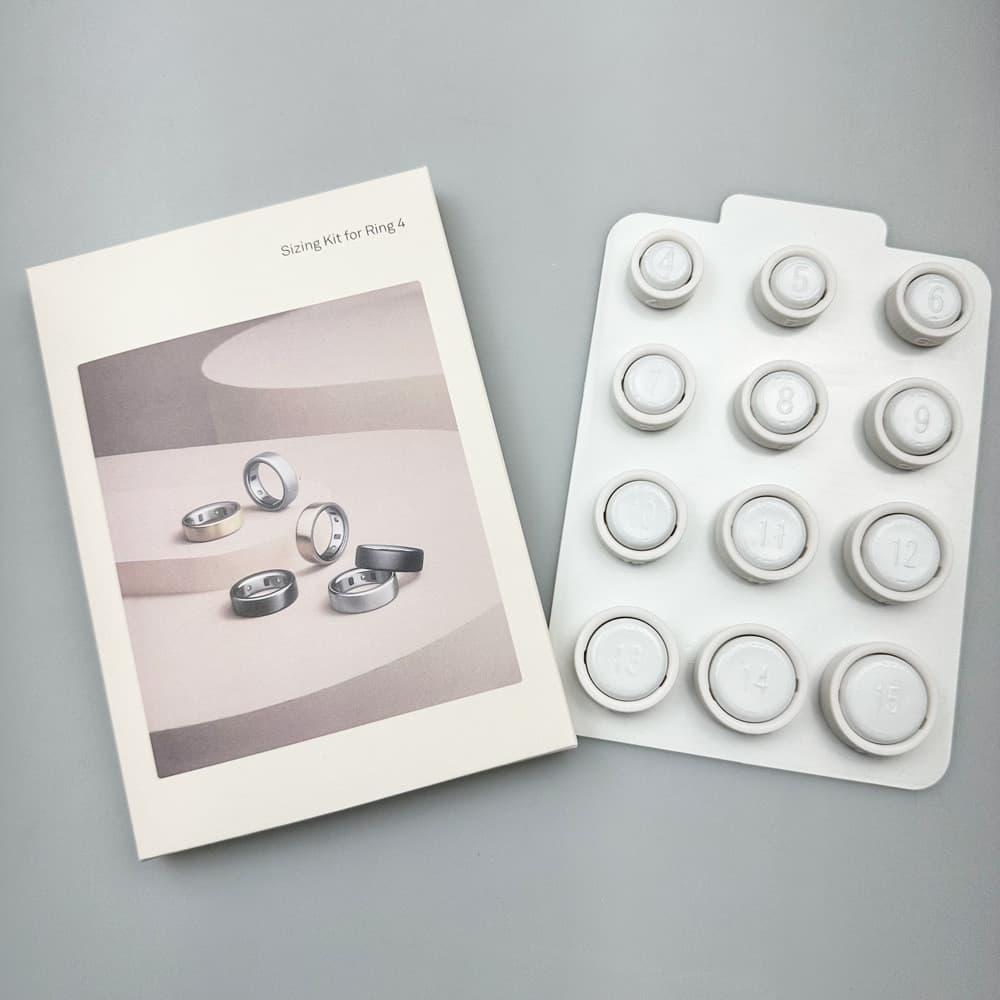 Kit de dimensionamento Oura Ring 4 Kit de tamanho de anel Medição de referência de aconselhamento adequado para fósforos