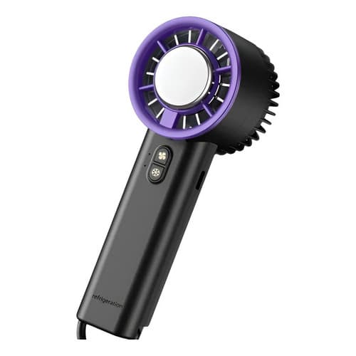 Mini Ventilador Portátil Mesa Usb 3 Velocidades Refrigeração 6 Cm 10w Cinza-escuro Braco Plástico
