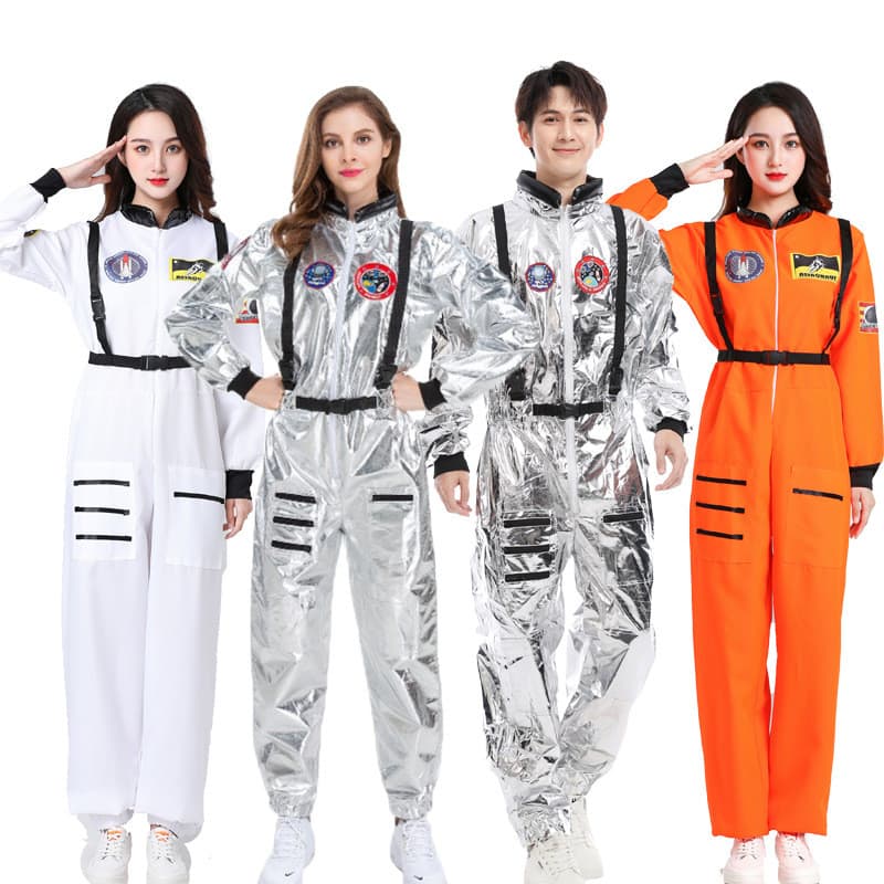 Halloween astronauta espaço terno piloto CoS-em forma de astronauta traje astronauta roupas traje de palco