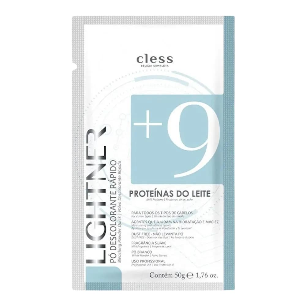 Pó Descolorante Lightner com Proteínas do Leite 50g Clareamento Capilar Profissional
