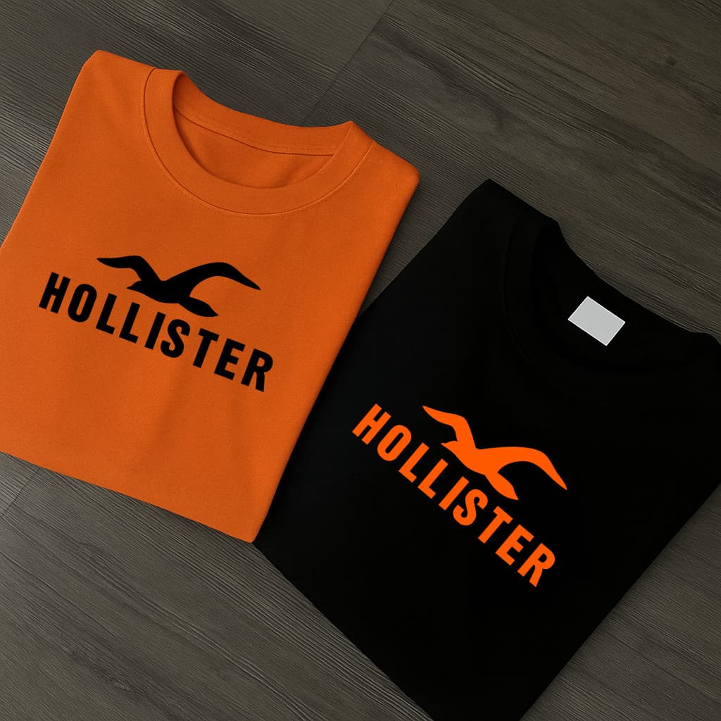 Kit Com 2 Camisetas Masculina HLS Lançamento 100% Algodão Unissex Feminina Camisa Blusa Várias Cores
