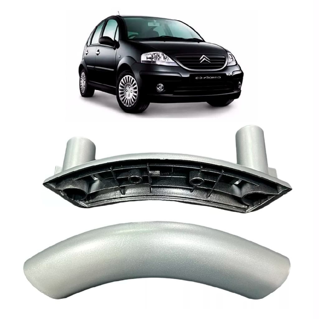 Puxador Interno Apoia Braço porta Citroen C3 03/12 Direito