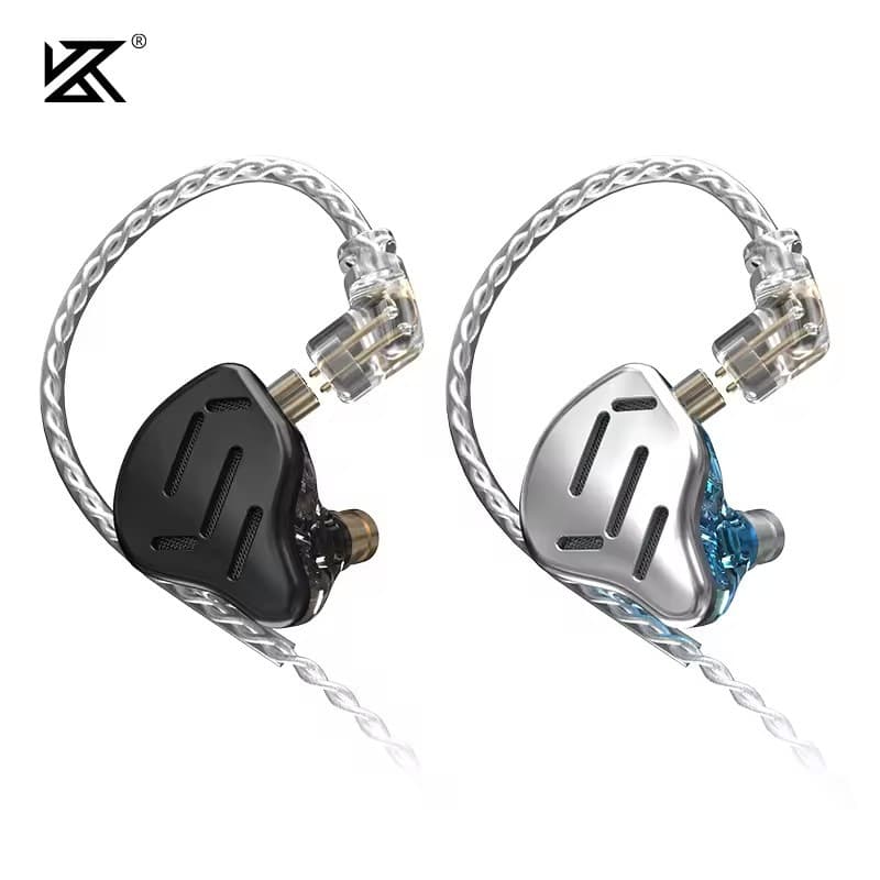 KZ ZAX 7BA 1DD 16 Unidade Híbrido Fones De Ouvido Intra-Auriculares Metal Alta Fidelidade Fone Música Esporte ZSX ZS10 P