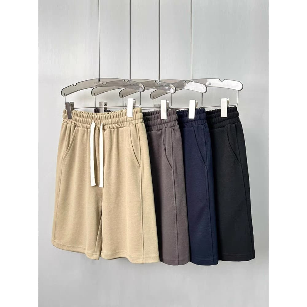 Verão novo estilo Design High-End esportes pesados Shorts casuais calças masculinas soltas calças de cinco pontos americ