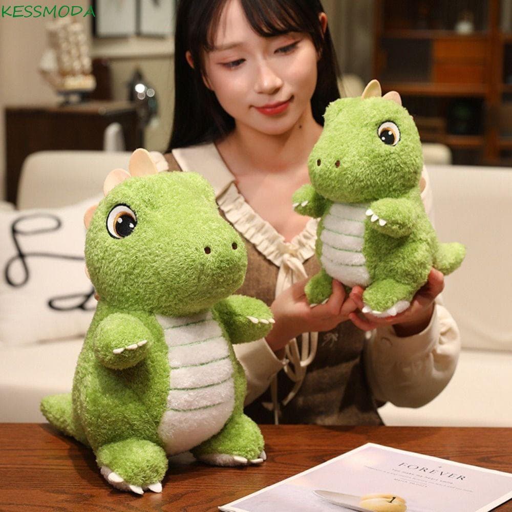 Brinquedo De Pelúcia De Dinossauro De Desenho Animado Kesselmanmoda , Boneca Olhos Grandes E Fofos Animais Macios