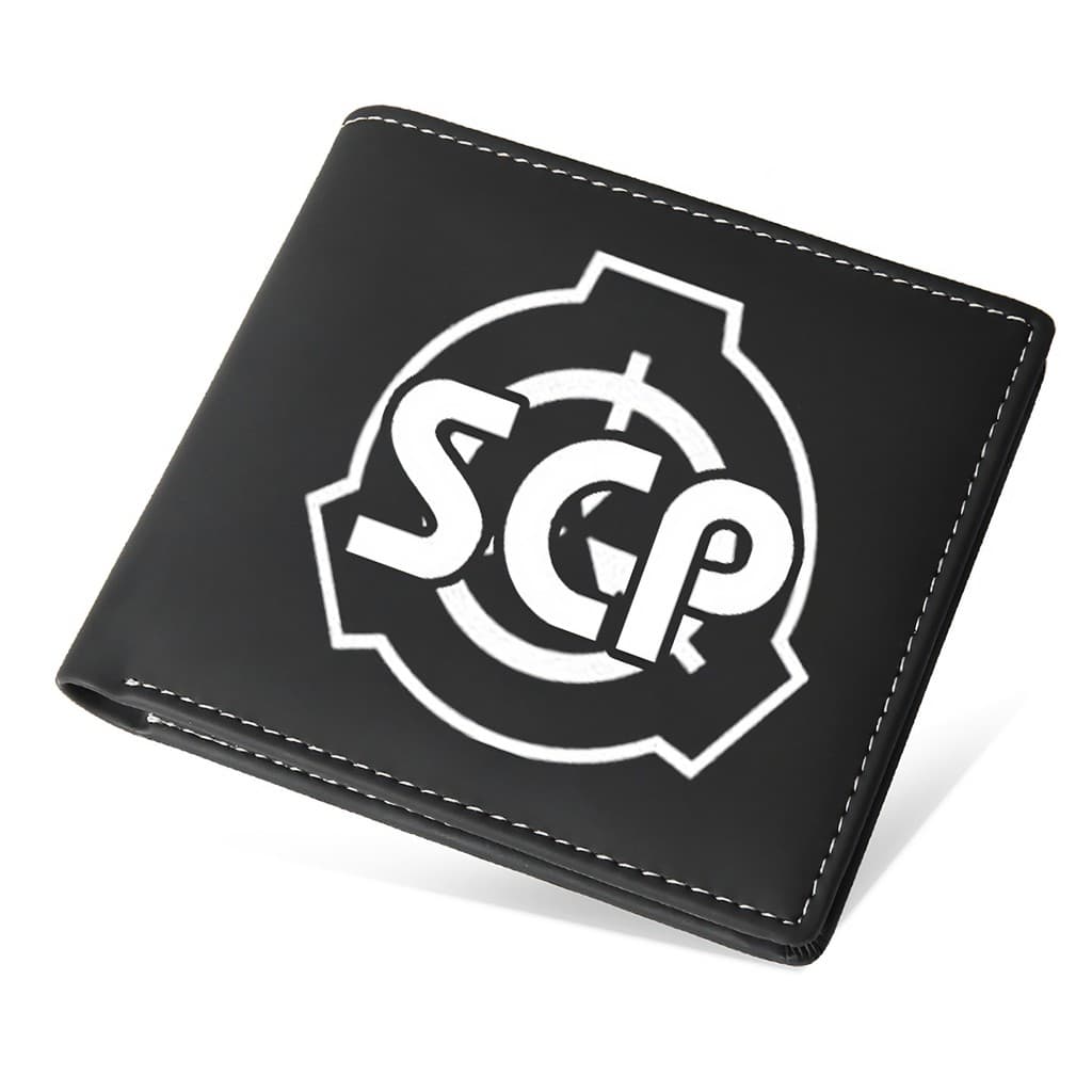 SCP Carteira Fundação Anime Mercadoria Bidimensional Duas Doenças Aliança Carteira Porta Cartão Carteira