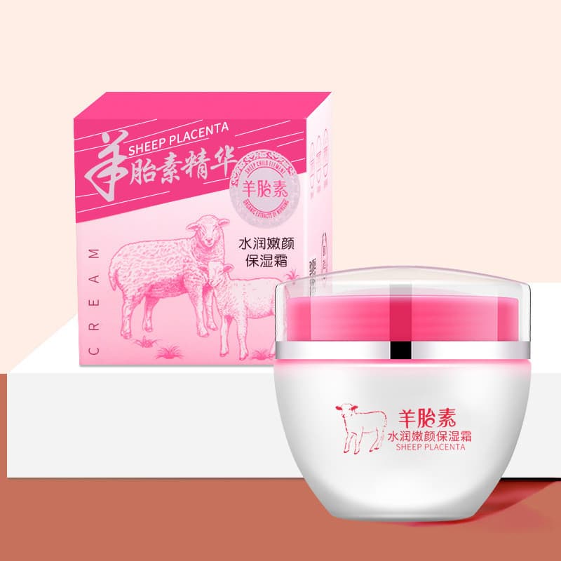 Linzicai Sheep Placenta Hidratante Creme Rejuvenescedor Hidratante Firmador Hidratante Senhora Creme Hidratante Facial