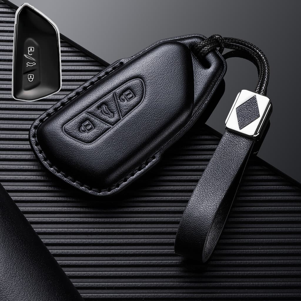 2026 Volkswagen Passat pro Capa para chave Toon Couro genuíno Tikan LPRO Dedicado LPRO L Bolsa para chave de carro Corre