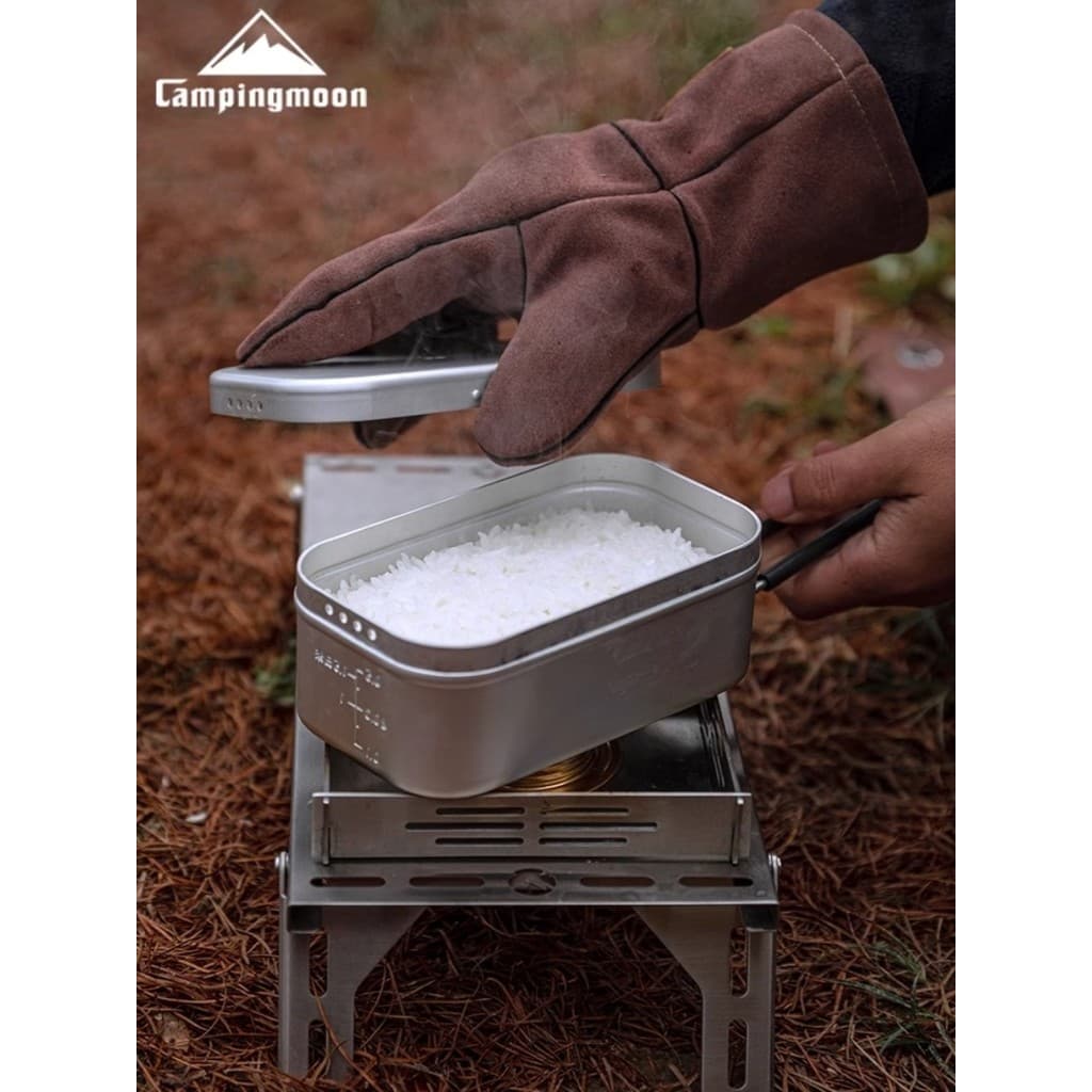 Lancheira para alívio de pressão ao ar livre, resistente a altas temperaturas, acampamento, cozinha, ferramenta útil, ox