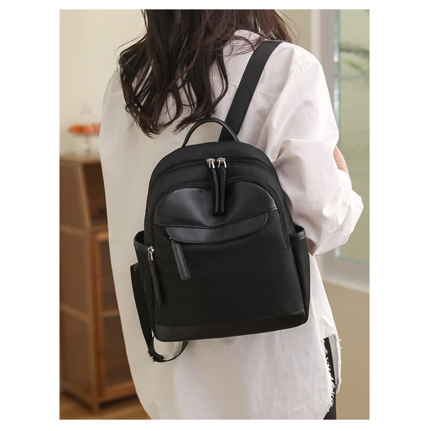 Mochila feminina mochila 2023 novo estilo versão coreana na moda Oxford pano lona moda All-Match senhoras viagem pequeno