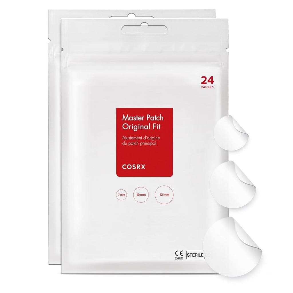 Adesivo para Acne COSRX, Patches Hidrocoloides Absorventes Originais em 3 Tamanhos para Cobrir Imperfeições e Espinhas,