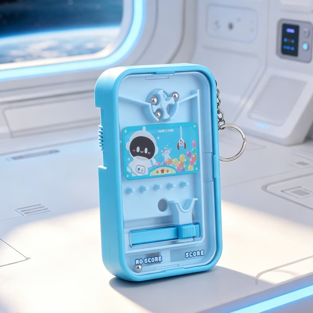 GA | Máquina De Pinball Infantil , Mini Brinquedo De Jogo Portátil , Para Alívio Do Estresse , Pingente De Mochila Elega