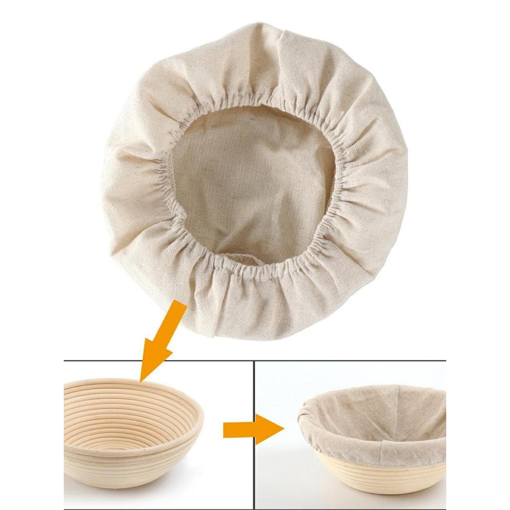 Acessórios de cozimento Utensílios Estilo Europeu Capa de Pano Casa Saco Europeu Cesta Cesta de Fermentação Oval Estilo
