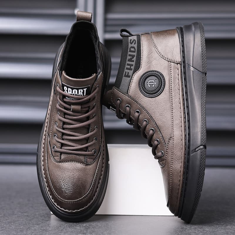Martin botas masculinas de couro genuíno 2026 primavera outono novo estilo macacão sapatos masculinos negócios sapatos c