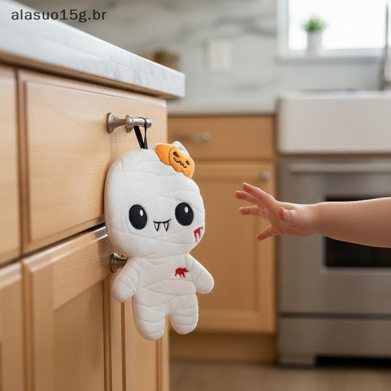 Halloween Macio Pano De Limpeza Absorvente Qui Secagem Pendurado Toalha De Mão Para Cozinha Banheiro Decoração De Festa
