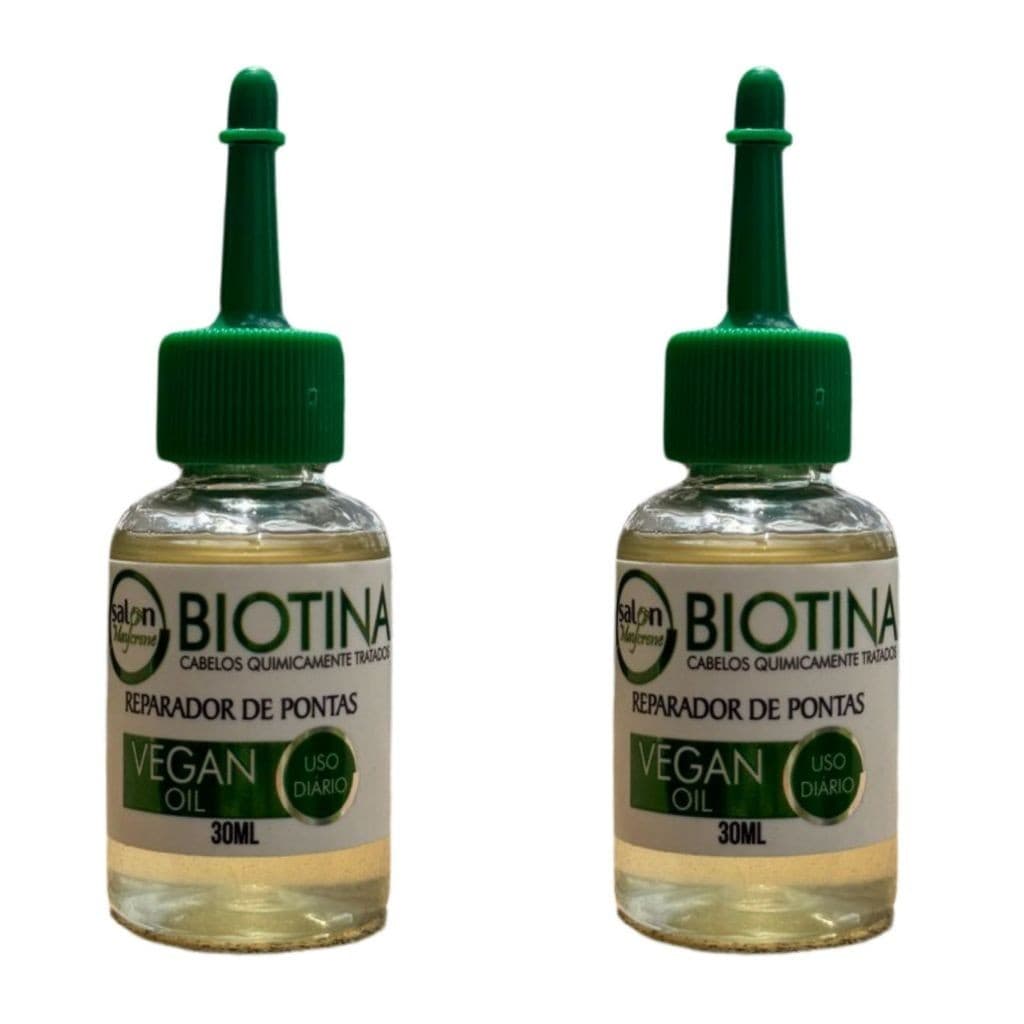 2 Reparador de Pontas Maycrene Biotina - Auxilia no crescimento e elimina as pontas Duplas 30ml