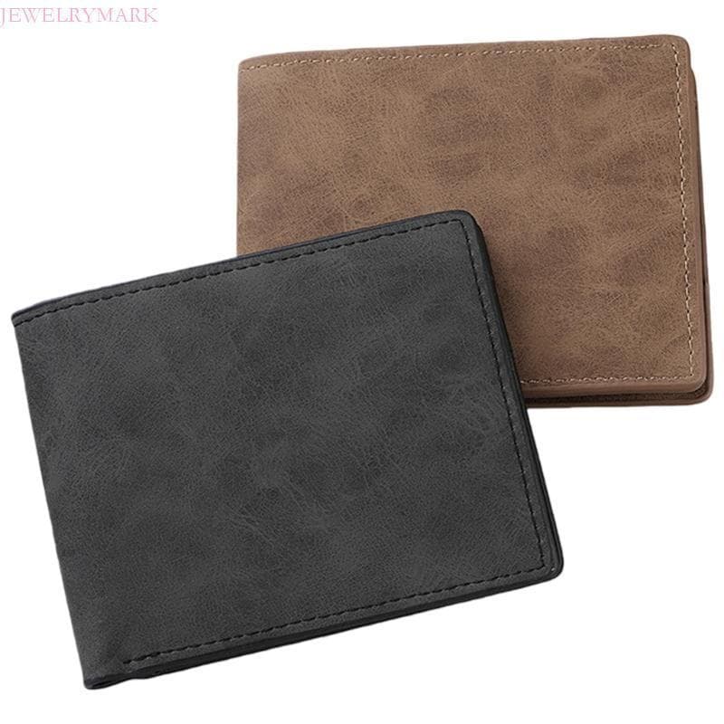 Judeu Carteira Bifold Couro Capacidade Carteiras Minimalistas Negócios Para Homens