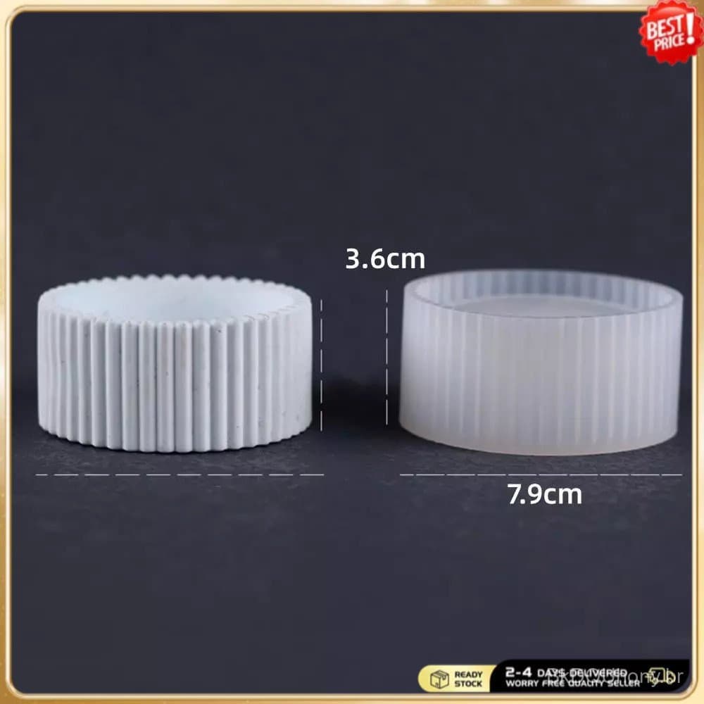 Caixa De Armazenamento Molde De Silicone Vaso De Flores Frasco De Gesso Decoração De Casa Para DIY