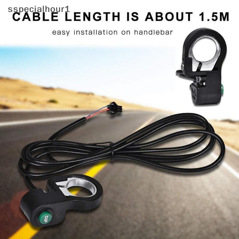 Ppl Motocicleta Scooter Bicicleta Plástico Chifre Interruptor De Sinal Botão Universal 22.5mm Elétrica N