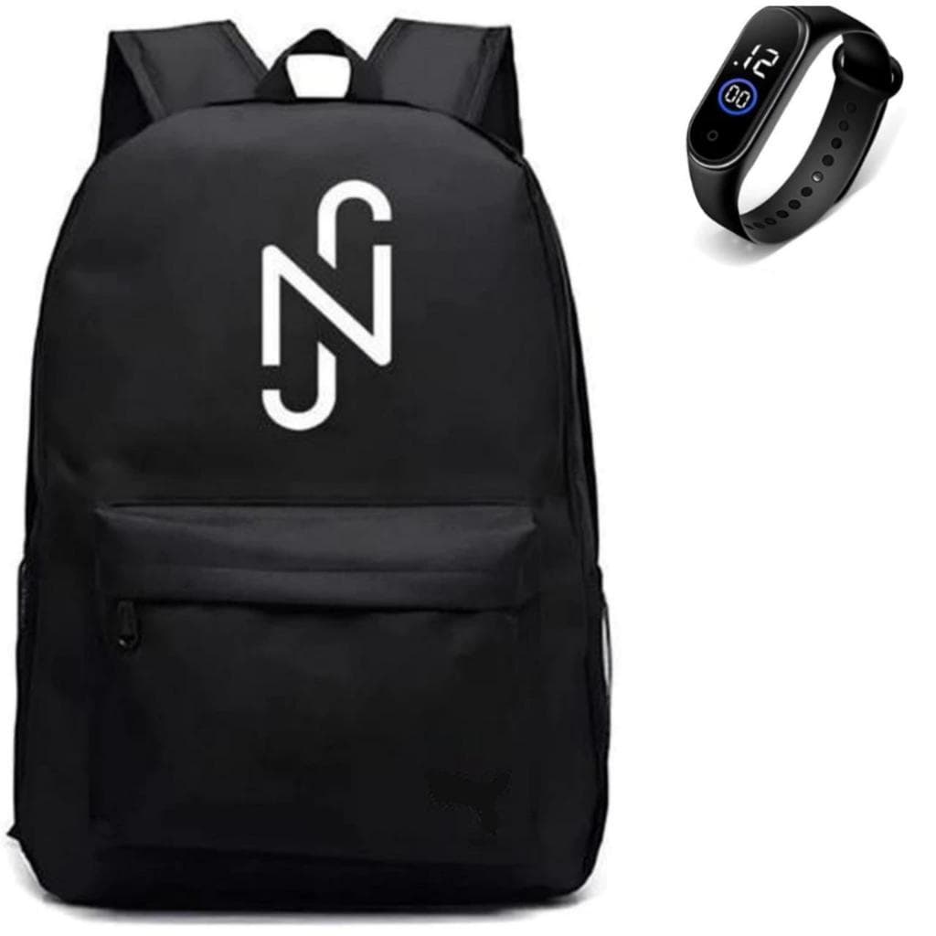 Mochila Grande Escolar + Relógio Digital Lançamento