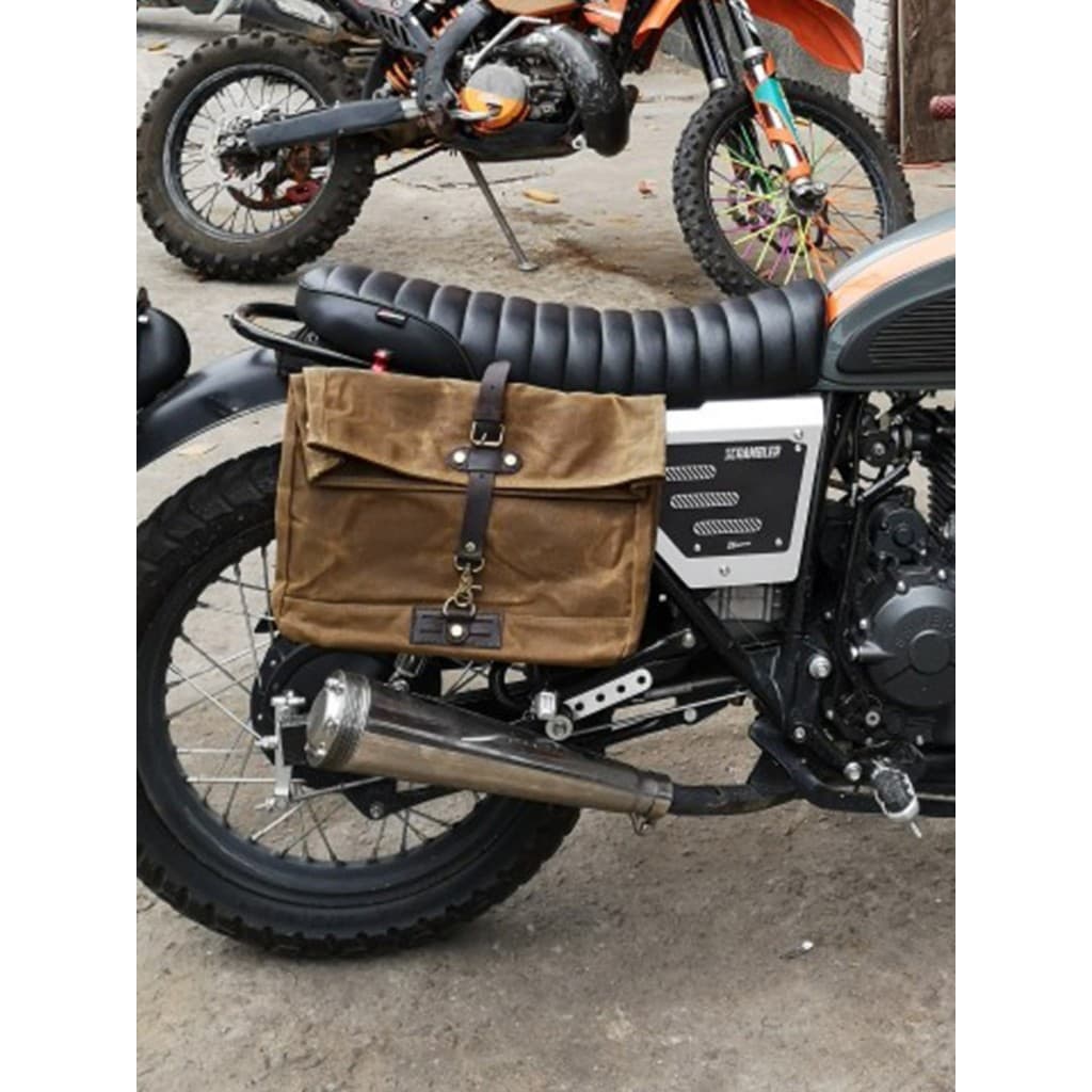 Europeu americano estilo Retro saco da motocicleta dos homens na moda saco do mensageiro à prova dwaterproof água lona c