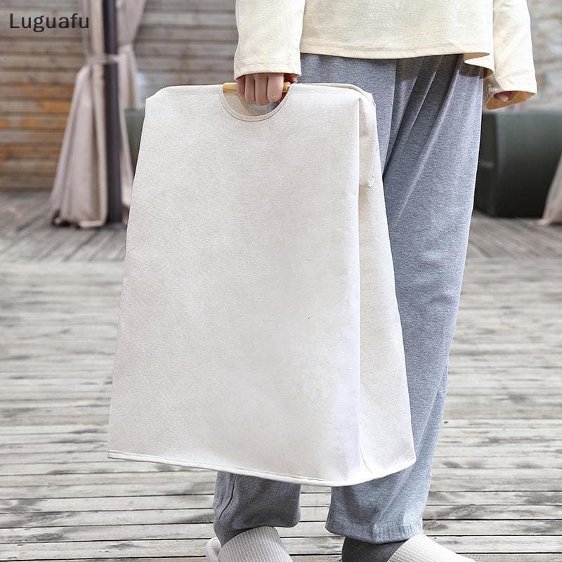 Luguafu Cesto De Roupa Suja À Prova D'água , Algodão , Linho , Cestos De Roupas Sujas , Organizador De Lavanderia , Dobr