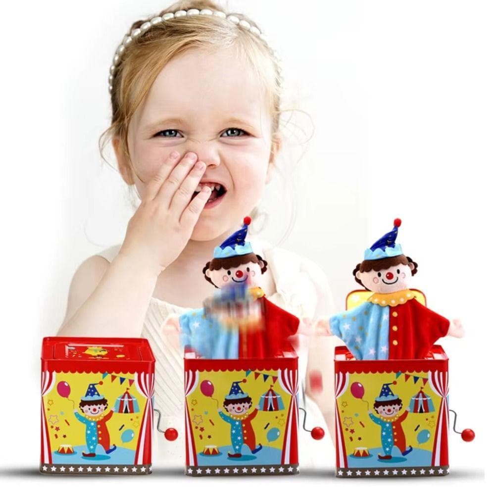 Brinquedo Musical Infantil , Caixa De Música Clássica De Metal Montessori , Coleção De Desenhos Animados Jack Na