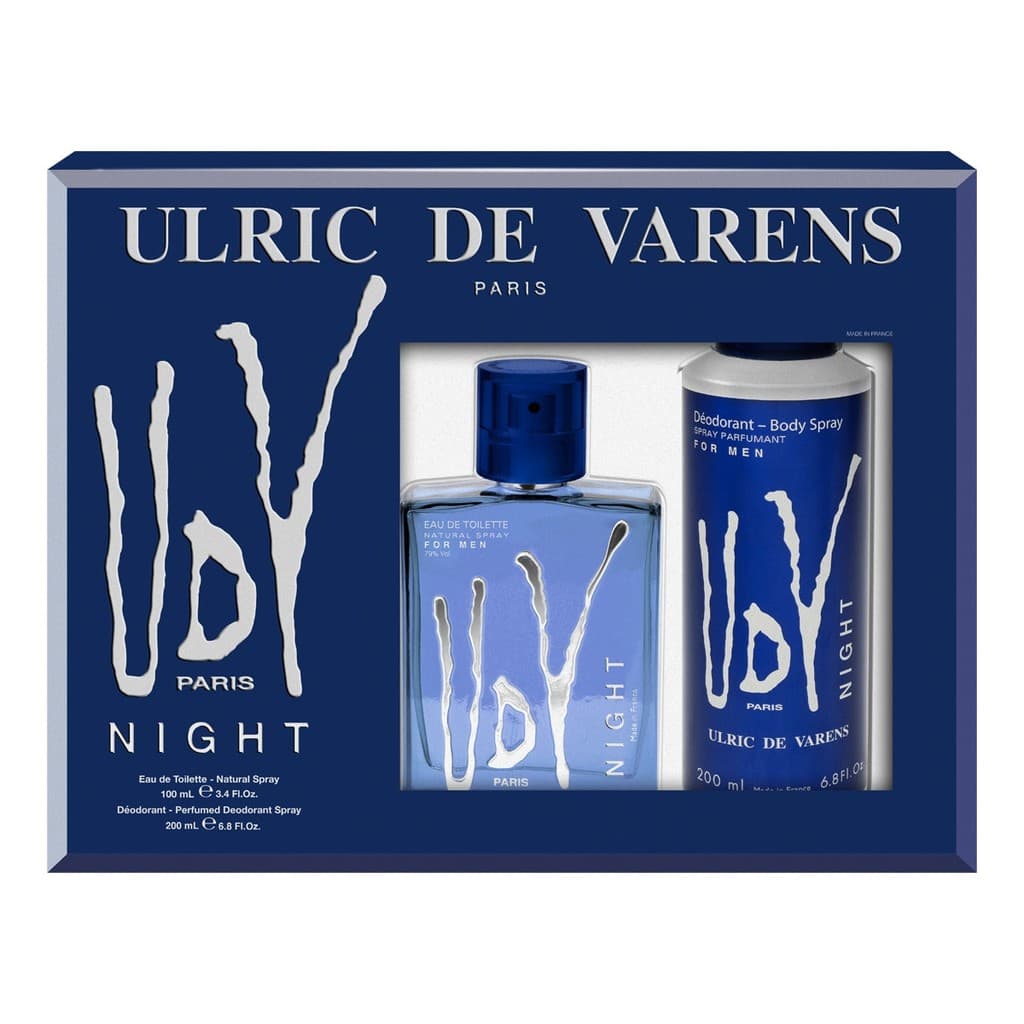 Kit Perfume Ulric de Varens UDV Night 100ml + Desodorante 200ml - Masculino