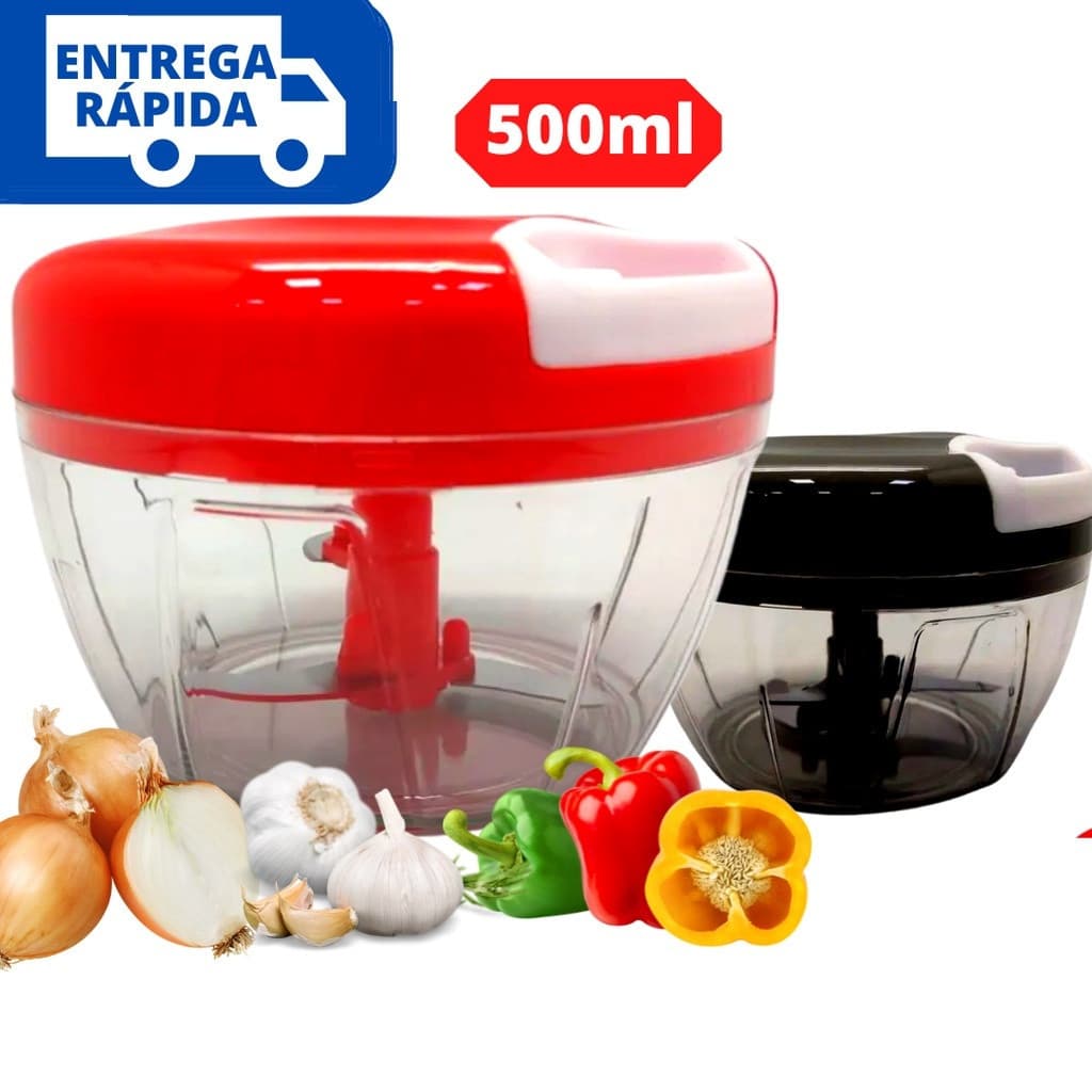 Triturador de Alho  500ml  3 Lâminas