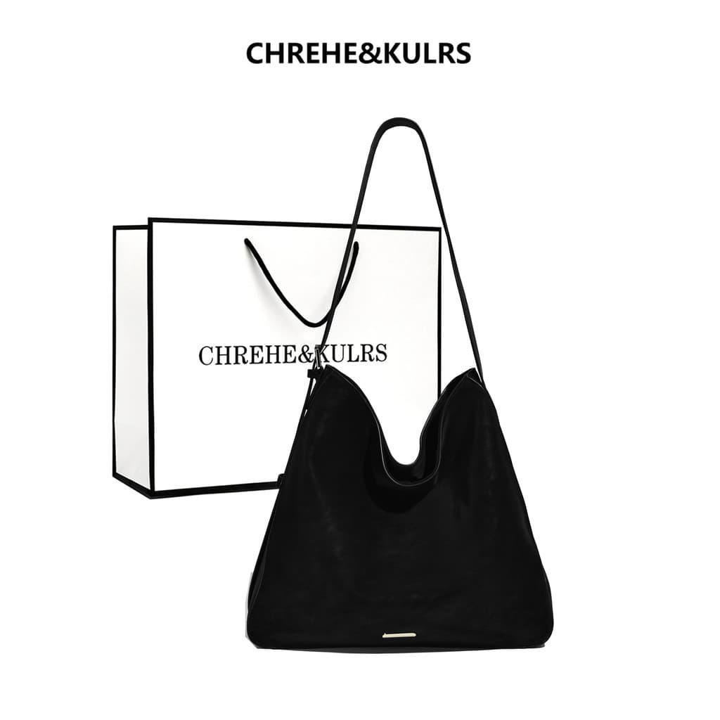CHREHE & KULRS Underarm Tote Bag Mulheres 2026 Primavera Verão Novo Estilo Commuter Ombro hobo Bag Wandering Bag